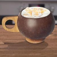 Coco Nut Cups for Drinks - Natural Handmade Multipurpose Cups,Portable Rustic Salad Bowls, Brown Water Cups for Ice Cream, Water - details 1
