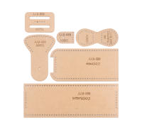 Set De 1 Bolso Para Mujer Y Almacenamiento De Teléfono Manual De Cuero Kraft Paper Plantilla Para Artesanía De Costura - details 4