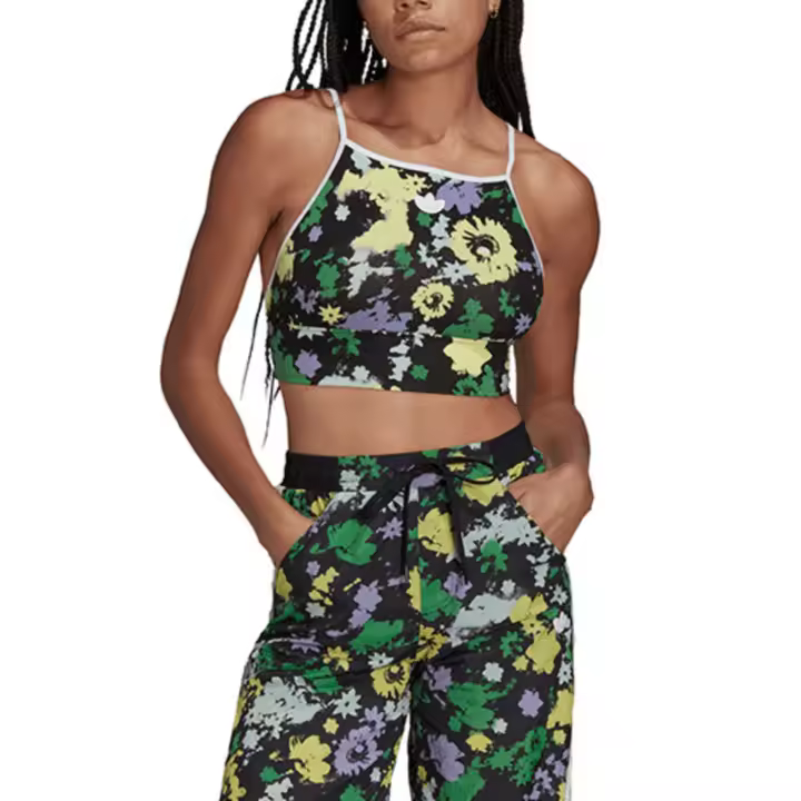 Adidas - Top Sujetador Floral Multicolor - H15822 - 1