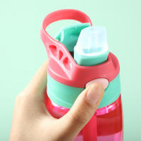 Botella De Agua 480ml Para Niñas Con Tapa Y Pajita Portátil Para Viajes Y Gimnasio Deporte Y Fitness Bebida Fría Y Jugo - details 5