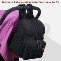Mochila Grande Para Mujer Mochila De Hombro Con Gran Capacidad Para Bebé Y Maternidad Estilo De Negocios Moda Con Bolsillo Para Laptop - details 3
