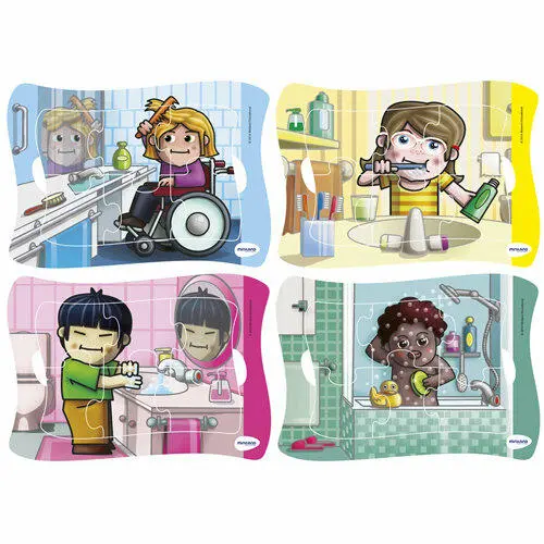 Frame puzzles hábitos de higiene - 1