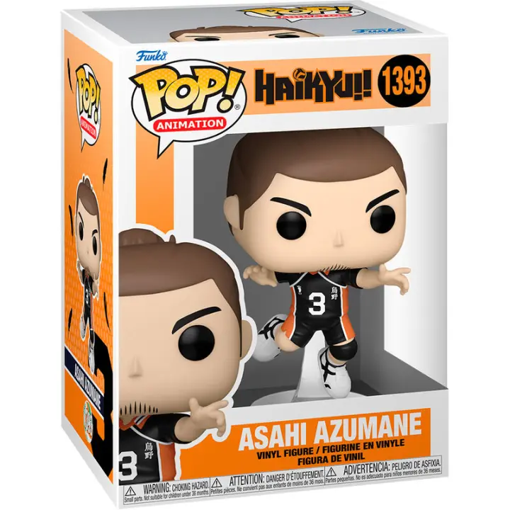 Figura Pop Haikyu! Asahi Azumane-Figura de Vinilo Coleccionable - Idea de Regalo- Mercancia Oficial - Juguetes para Niños y Adultos - Movies Fans - Muñeco para Coleccionistas y Exposición - 1