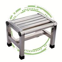 Taburete Cuadrado Multifuncional De Acero Inoxidable Resistente Al Agua Antideslizante Y Duradero Para Uso Interior Y Exterior - details 0