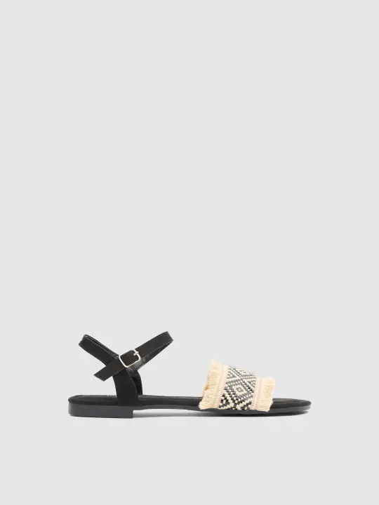 Sandalias de pala en tejido de polipiel INSIDE - 1