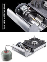 Adaptador De Conversor De Gas CAMPINGMOON Z13M Tipo Split Para Cocina Al Aire Libre Y Picnics Hecho De Aluminio Material - details 6