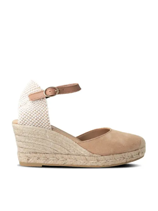 Genuins Carina Velour Mujer - Alpargatas de yute para verano - Calzado Eco Extracómodo - 1