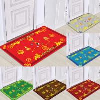 VIKAMAN Alfombra De Entrada Para Año Nuevo Chino Alfombrilla De Transito Con Diseño De Feng Shui Resistente a La Suciedad Y Manchas Para Uso Interior En Sala De Estar Y Dormitorio - details 1
