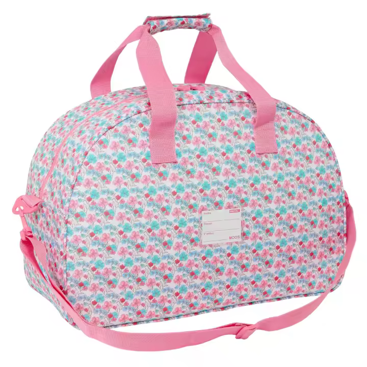 Bolsa de Deporte Moos Flores Multicolor 48 x 33 x 21 cm - 1