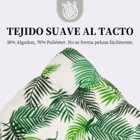 NQT Cojín para Tumbona Acolchada de Exterior 180x55cm con Almohada Reposacabeza - Colchóneta para Tumbonas de Jardín, Terraza, Balcón y Playa (1, Pack de 2) - details 1