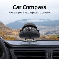 Compas De Coche Ajustable Para Exterior Herramienta De Medición Inclinómetro Magnético Corrección De Declinación Automotriz Accesorios Internos - details 1
