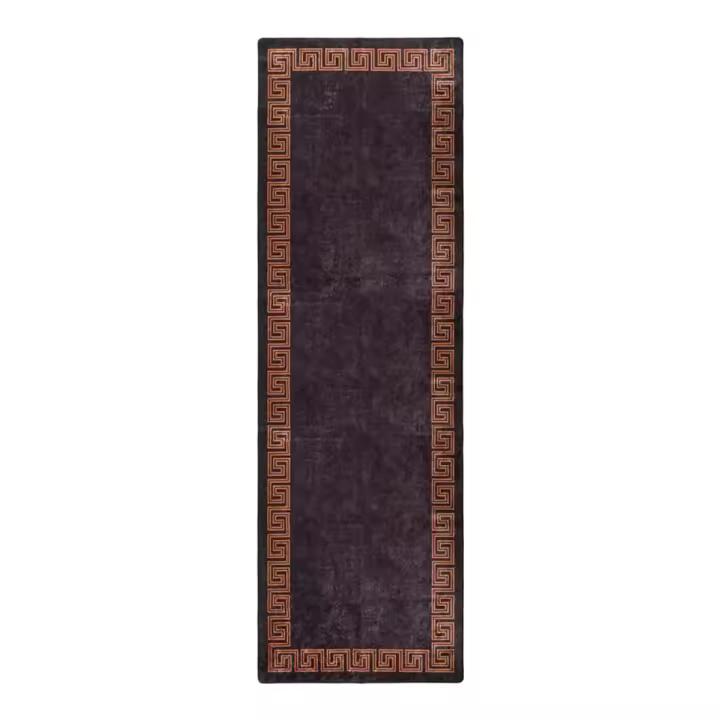 VidaXL Alfombra rectangular lavable y antideslizante 80x300 cm - 1