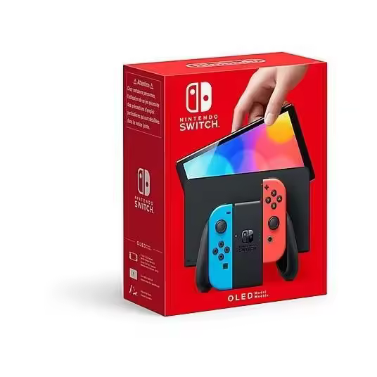 Consola Nintendo Switch Oled + Kirby Y La Tierra Olvidada - 1
