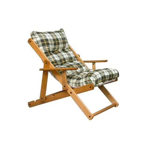 Mediawavestore Sillón Reclinable de Madera de Haya MAS011 Artlegno 90x73x100h Cm - 1