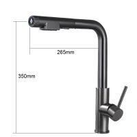 Grifo De Cocina YCRAYS De Acero Inoxidable Con Filtro Pulido En Niquel Montaje En Pared Tres Modos Gris Negro Cálido Frío Agua Purificada - details 8