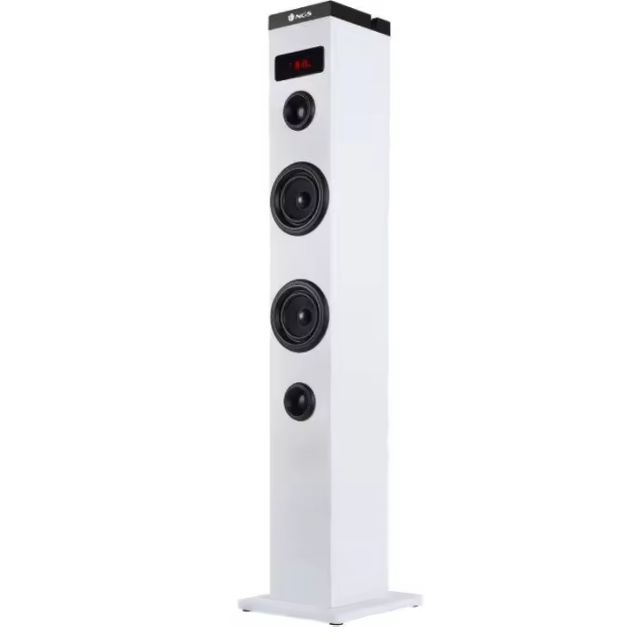 Torre de Sonido con Bluetooth NGS SKY CHARM/ 50W/ 2.0/ Blanca - 1