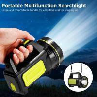 LED recargable interior, potente USB recargable interior portátil LED superreflector lámpara de mano Impermeable camping Luz de trabajo interior - details 4