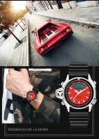 Reloj Deportivo Para Hombre SANDA Cuarzo Digital Resistente Al Agua Con Alarma Pantalla Dual Reloj Masculino De Cuarzo Dual Pantalla Digital Resistente Al Agua - details 14