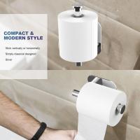 Toilet Roll Holder Self Adhesive, SUS 304 Stainless Steel Wall Mounted Toilet Paper Holder for Bathroom,Toilet, Kitchen,- No Drilling - details 0