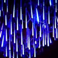 Luces De Lluvia De Meteorito Para Decoración De Árbol Al Aire Libre Con 192LEDs Fosforescentes Cadenas De Agua Mágicas Para Jardín Fiesta Festival USB Recargable - details 7