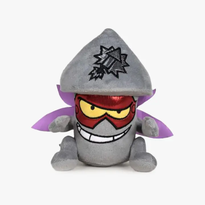 Superzings Peluche Gris Bordado 19cm - Producto Oficial - 1