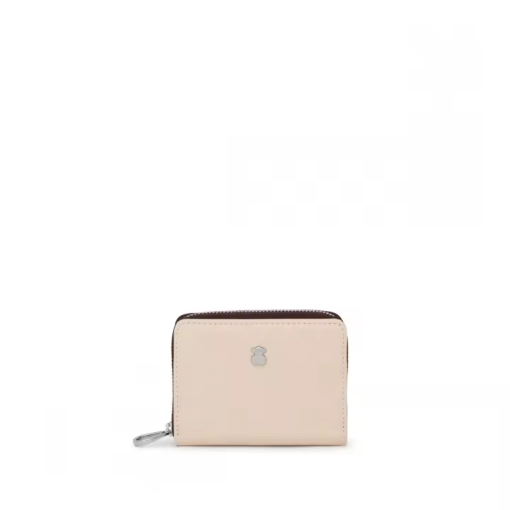 Cartera Monedero TOUS New Dubai Beige y Marrón Mediano 195930016 TOUS - 1