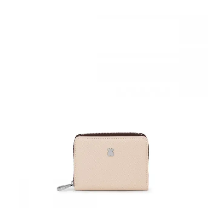 Cartera Monedero TOUS New Dubai Beige y Marrón Mediano 195930016 TOUS - 1