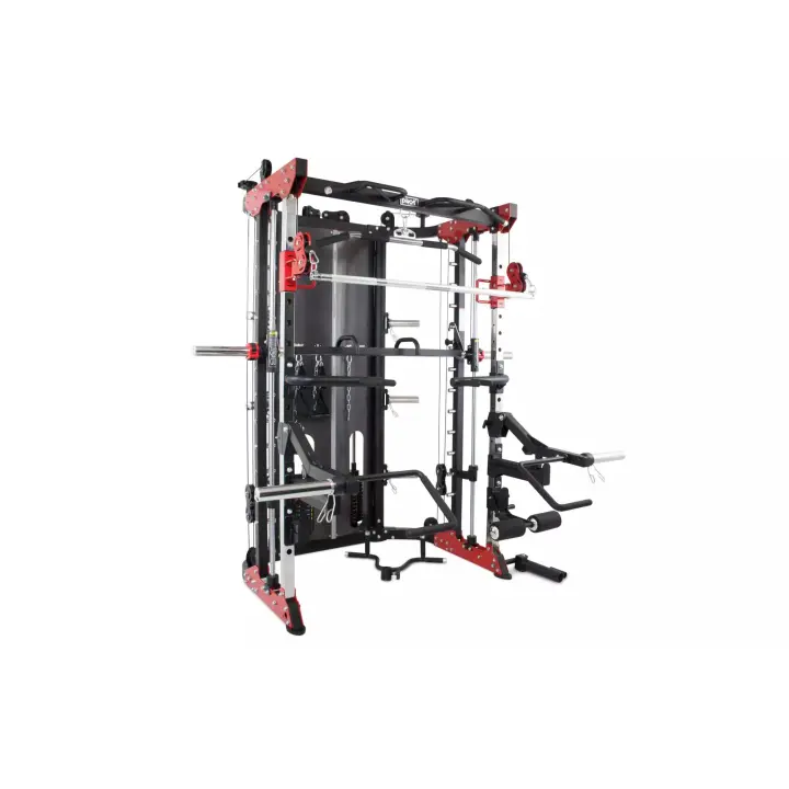 MÁQUINA SMITH PROFESIONAL PIVOT FITNESS FSM-400 ACCESORIOS COMPLETOS, 180 KG PILAS DE PESO - 1