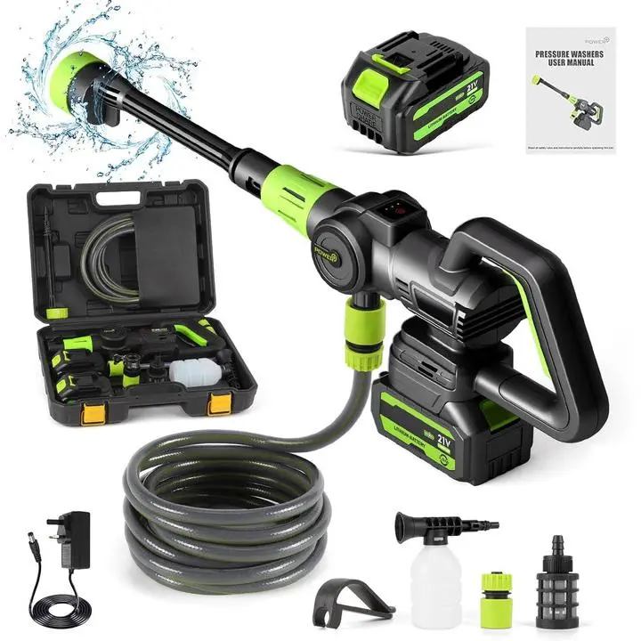 Lavadora de Alta Presión Inalámbrica 1200W | Pistola de Agua Pulverizada - 1