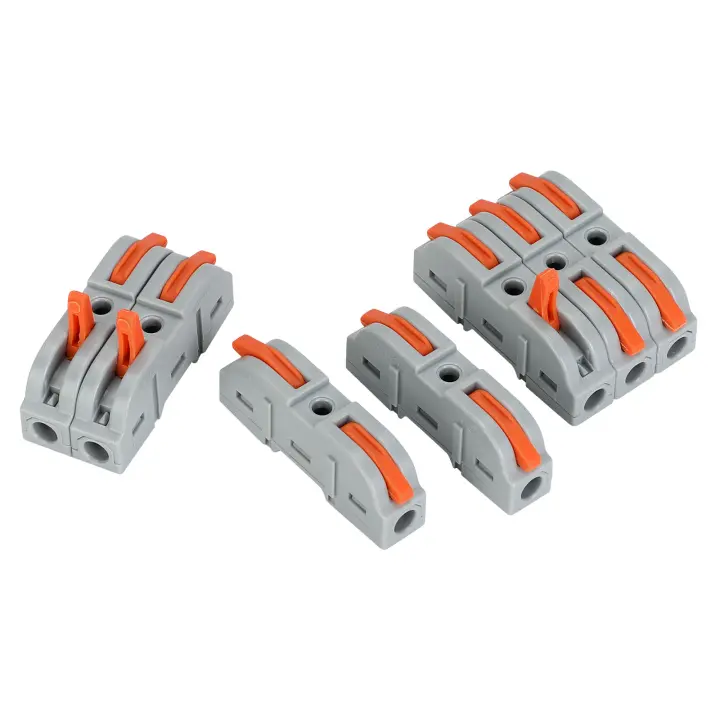 Conector De Cable LT-211 Para Conexión Rápida 28-12 AWG(0.08-4mm²) 32A 250V Terminal Aislada Compacta Para Soldadura - 1