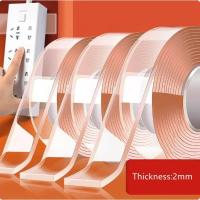 Cinta Adhesiva Nano Doble Cara Extra Fuerte Transparente Impermeable Para Decoración Y Uso Doméstico Cinta Fijadora Gruesa Útil - details 0
