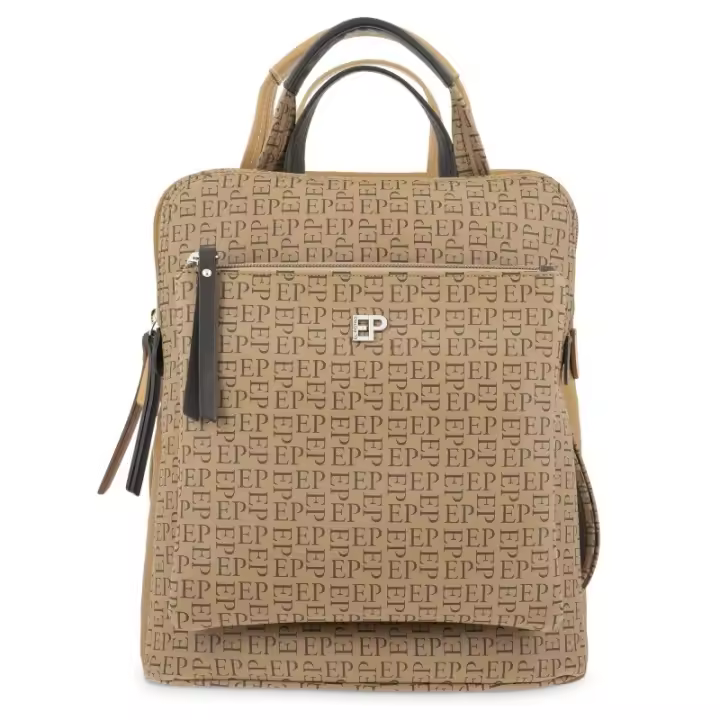 EL POTRO: MOCHILA BOLSO DE LONA Y PIEL  1712-INSIGNIA El Potro - 1