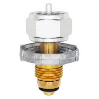 Adaptador De Recarga De Propano Para Estufa De Gas En Latón Conector De Botella De Aluminio Para Camping Y Actividades Al Aire Libre - details 6