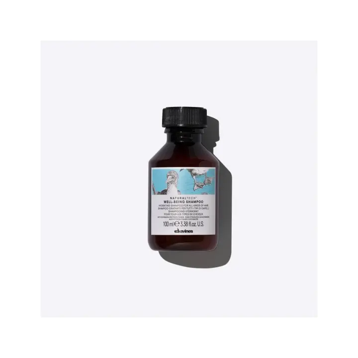 DAVINES WELL-BEING SHAMPOO 100ML - Champú hidratante para todo tipo de cabello. - 1