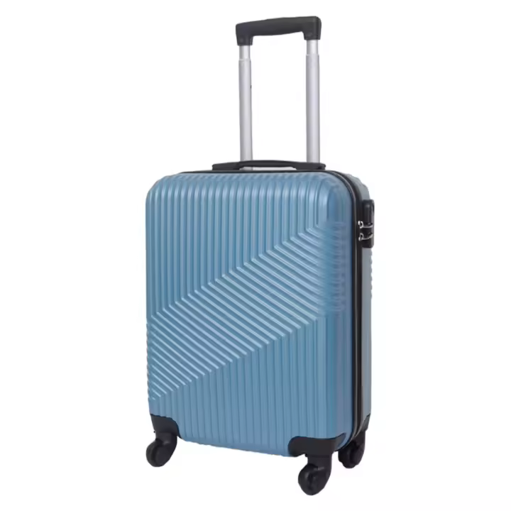 Maleta de avión 20 pulgadas, equipaje de mano con tablero, maleta con ruedas desmontables de embarque, caja de viaje con contraseña, material ABS, - 1