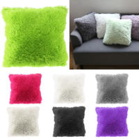 Cubierta De Cojín Corto De Peluche Cómodo Y Suave Para Decoración De Sofá Estilo Moderno Y Minimalista Para El Hogar - details 3