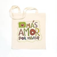 YOSIQUESE Bolsa de Tela | Modelo: 'Más amor' | Productos y regalos solidarios hechos por personas con discapacidad - details 4