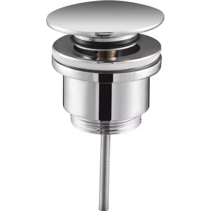 Imex VCC001 Válvula de desagüe circular de latón para lavabos y bidés Seta - 1