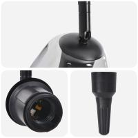 Lámparas de Techo vidaXL con Pantalla de Vidrio Ajustable Antracita E27 - details 4