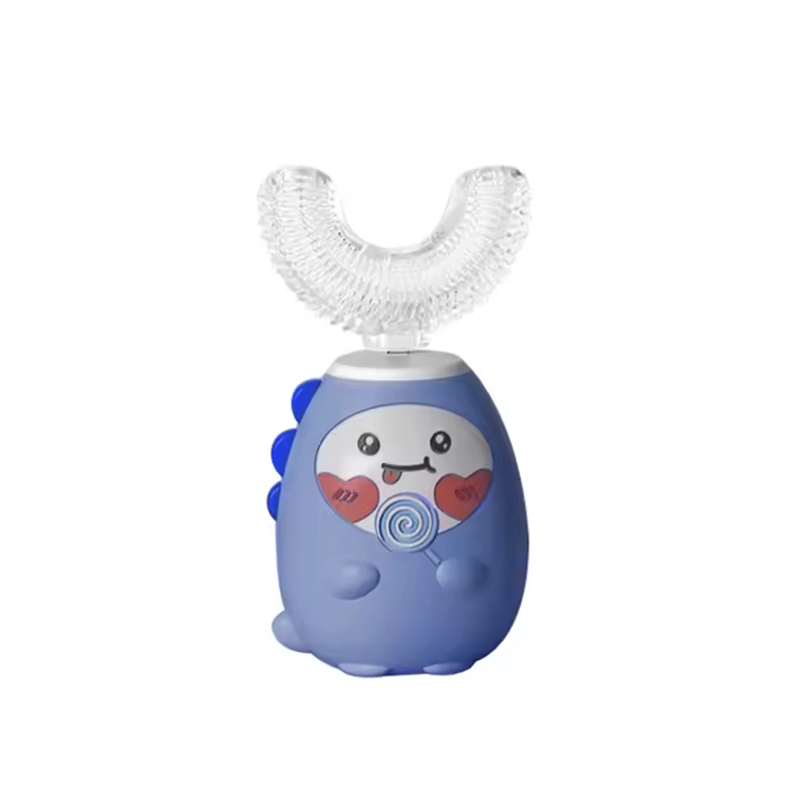 Cepillo De Dientes Eléctrico Para Niños En Forma De U De Silicona Automático Sonic 360 Grados Cepillo Inteligente Para Niños - 1