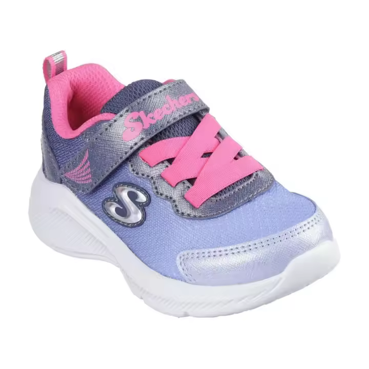 Zapatillas niña Skechers sole swifters cutie walk en color azul y rosa muy bonitas con cierre de tira adherente y elasticos deportivas Skechers easy on off lavables en lavadora muy comodas y ligeras - 1