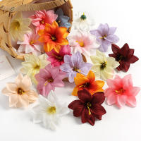5/10Pcs Flores Artificiales De Seda 9cm Cabezas De Flores Para Boda Decoración De Hogar Y Jardín Accesorios Para Scrapbook - details 0