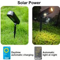 4PCS Luz Solar LED Exterior IP65 Verde Para Jardín Luz De Pared Solar Luces De Spotlight Solar Para Árboles Camino Jardín - details 17