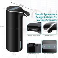 Dispensador automático de jabón sin contacto, moderno, cocina y baño, manos libres, volumen ajustable, batería de larga duración, compatible con jabón grueso y fino, fácil para niños pequeños, - details 3