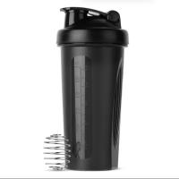 Botella De Proteína 600ML 20Oz Plástico Portátil Para Deportistas Y Enthusiasts De La Fitness Resistente a Fugas Cacerola Deportiva Para Adultos - details 1