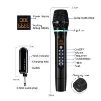 Micrófono Inalámbrico Profesional Bluetooth Para Karaoke Y Grabación De Estudio Micrófono De Mano Para Fiesta En Casa Coche Iglesia Presentación - details 9