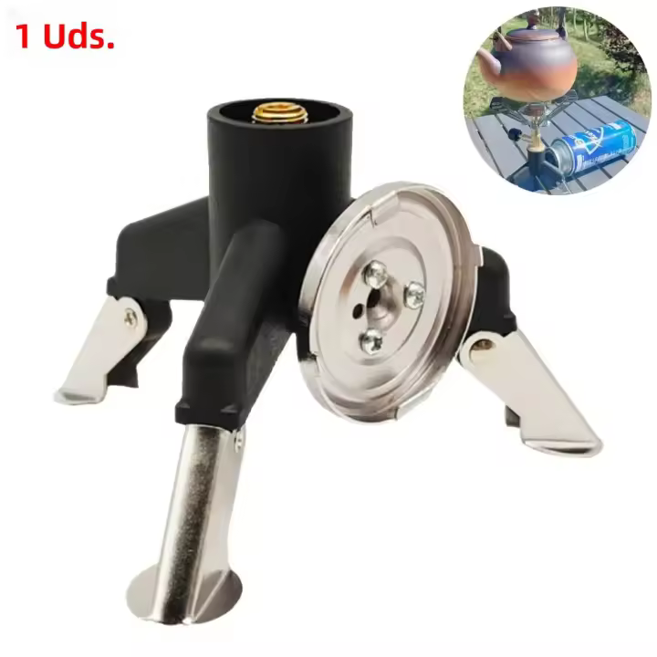 Adaptador De Tanque De Gas Para Estufa De Tripode Ultraligero Equipamiento De Camping Y Senderismo Con Three Legs - 1