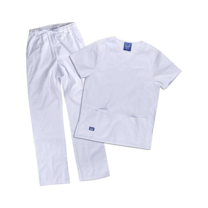 Workteam Conjunto o Uniforme Sanitario Elástico Workteam Casaca y Pantalón Clínicas Hospitales Dentistas Limpieza.