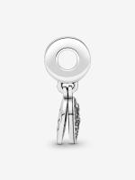 Pandora - Charm colgante Luna y cielo azul - Plata de ley - details 1