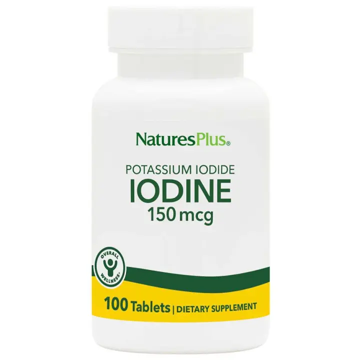NaturesPlus Iodine 150 Mcg 100 Comprimidos - 1
